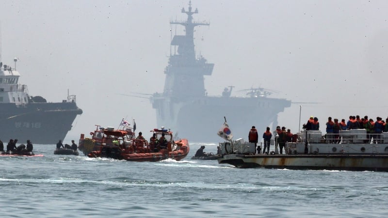 There are still 29 people missing nearly one month after the Sewol sank