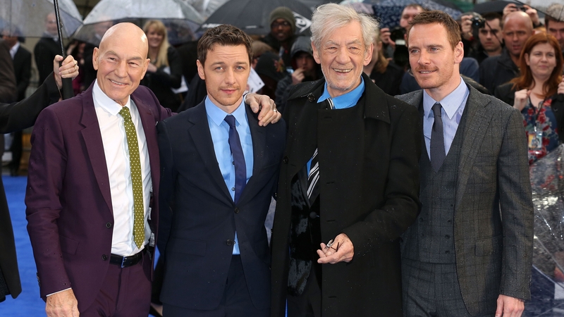 Patrick Stewart, James McAvoy, Ian McKellan and Michael Fassbender