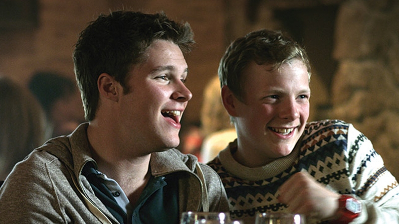Gibson (right) - Starred opposite Jack Reynor in What Richard Did