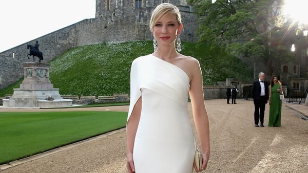 Cate Blanchett was a vision in a white, Grecian style dress