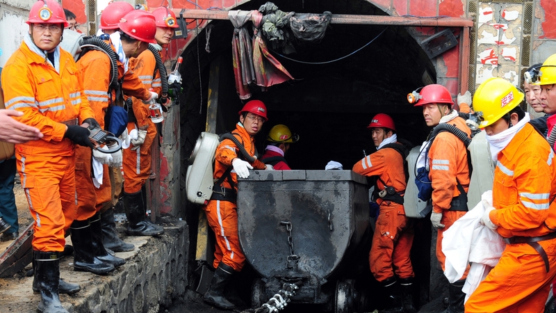 China has the worst mine safety record, with thousands of miners dying since 1990