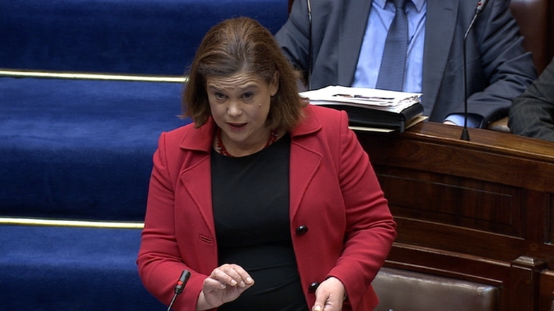 Mary Lou McDonald said she had anecdotal evidence that some alleged rapists were relocated