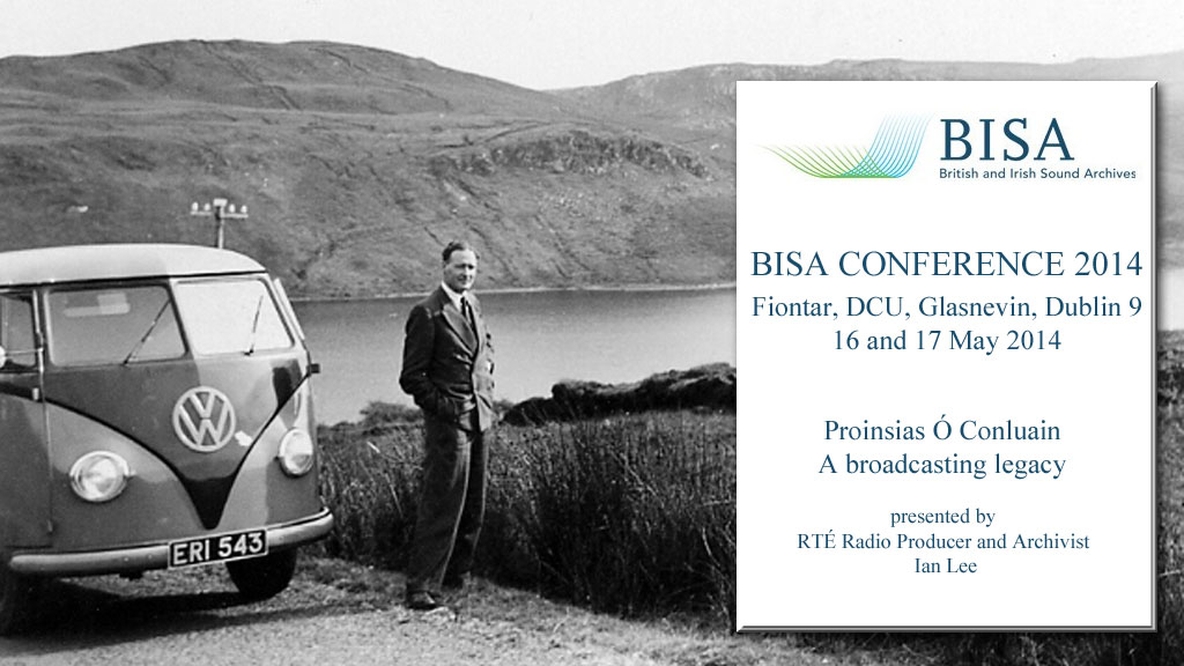 Proinsias Ó Conluain Exhibition for BISA Conference