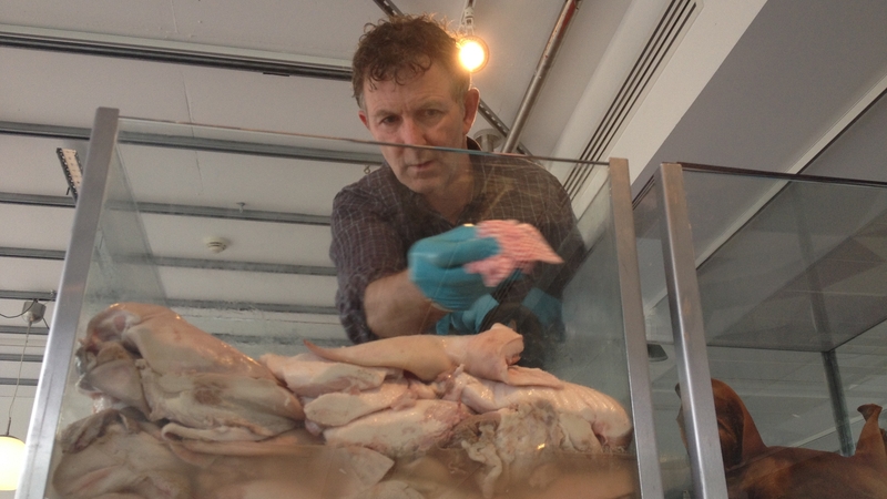 Michelin star chef Kevin Thornton marinades pig fat in alcohol