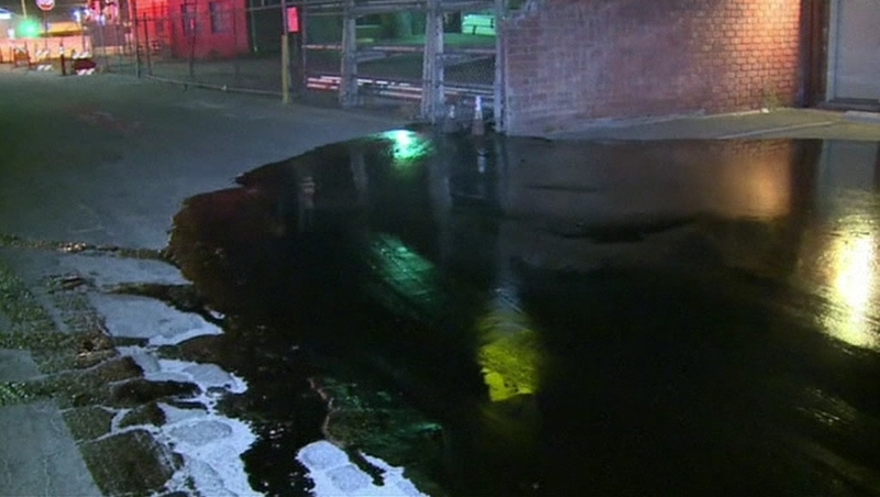 Almost 38,000 litres of oil were spilled following the leak in the above-ground pipeline