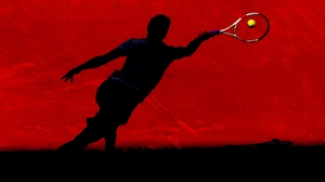 Bulgaria's Grigor Dimitrov in action at the Madrid Open