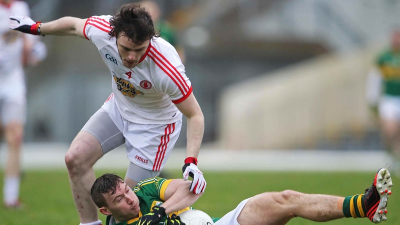 Barry Tierney starts for Tyrone in the Championship for the first time