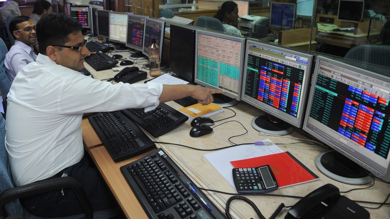 India's benchmark Bombay Stock Exchange index, known as the Sensex, rose over 6% today