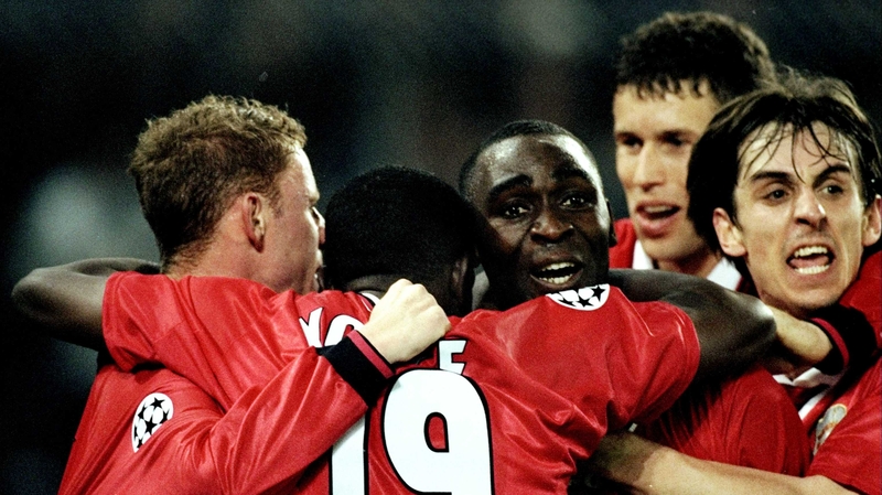 Andy Cole won the treble with Manchester United in 1999