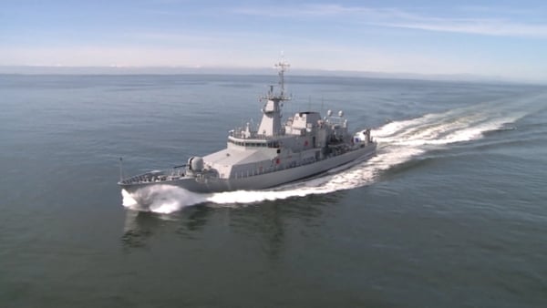 LÉ Samuel Beckett was commissioned in May 2014 and cost €71 million