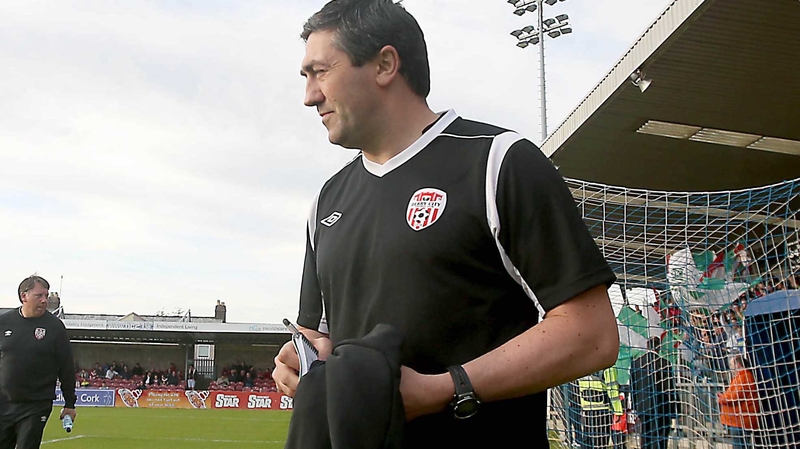 Former Derry City manager Peter Hutton
