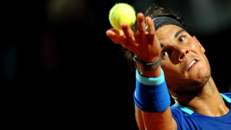 Rafa Nadal powered to a 6-2 6-2 victory