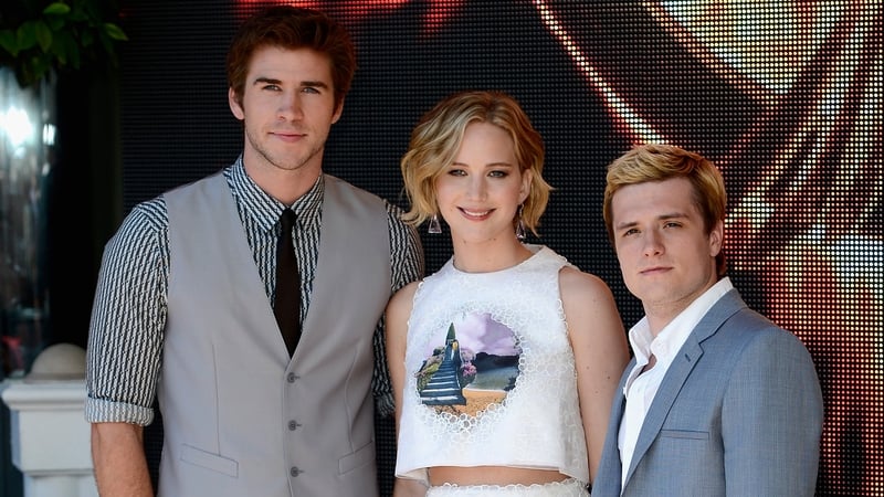 Liam Hemsworth, Jennifer Lawrence and Josh Hutcherson