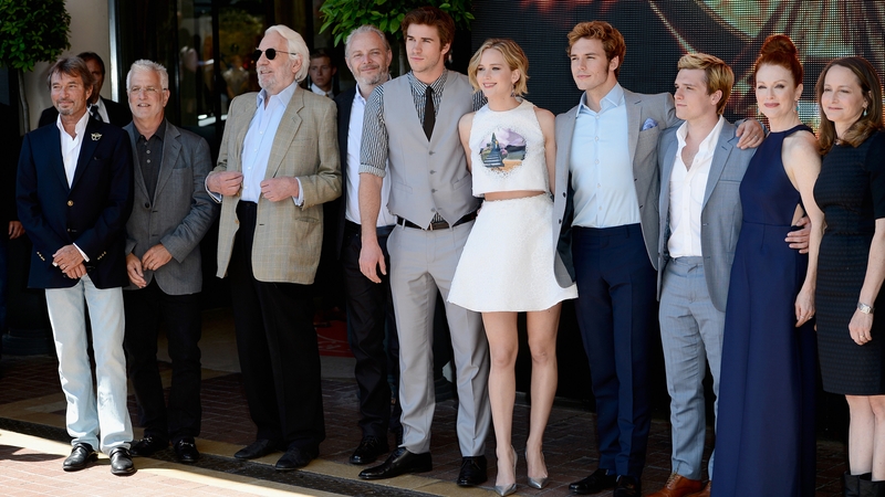 The cast of The Hunger Games: Mockingjay - Part 1 - Film in cinemas from November 20