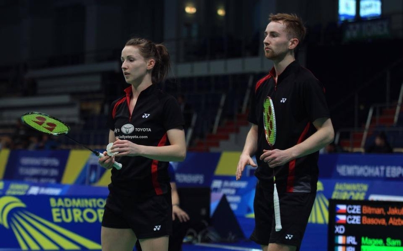 Chloe and Sam Magee won the mixed doubles