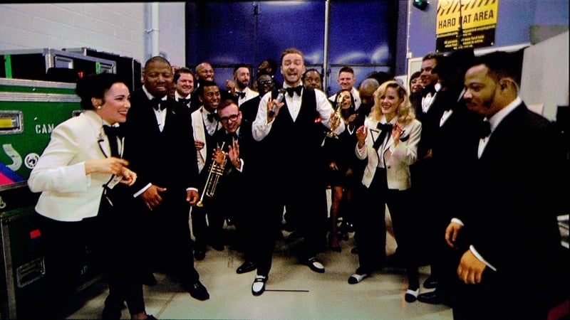 Justin Timberlake accepted his awards via satellite