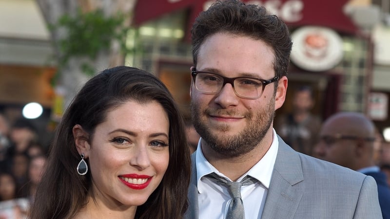 Lauren Miller and Seth Rogen