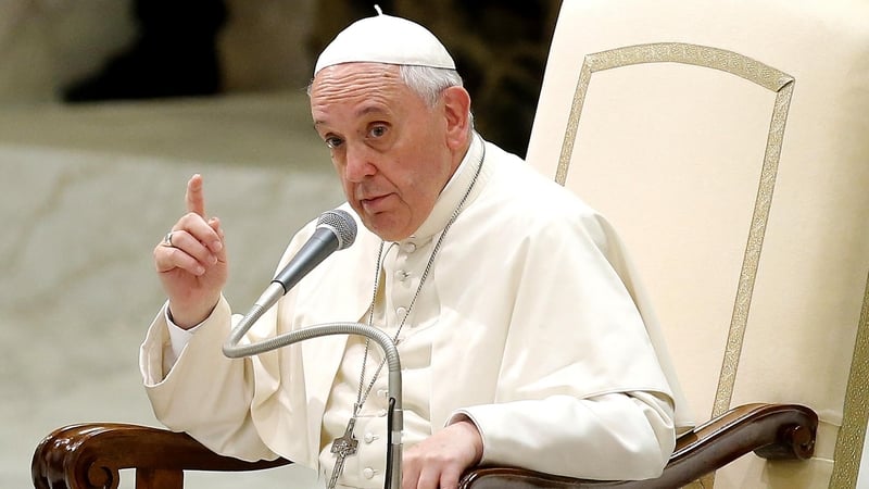 The women asked the pope to 'bless our love'