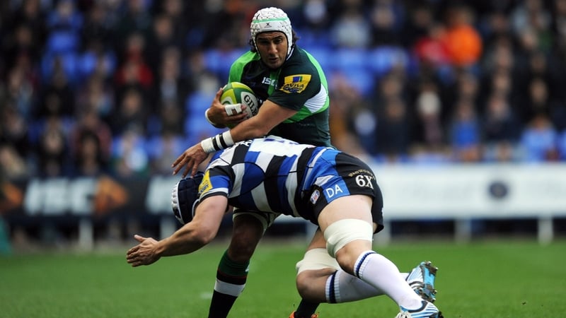 Blair Cowan in action for London Irish