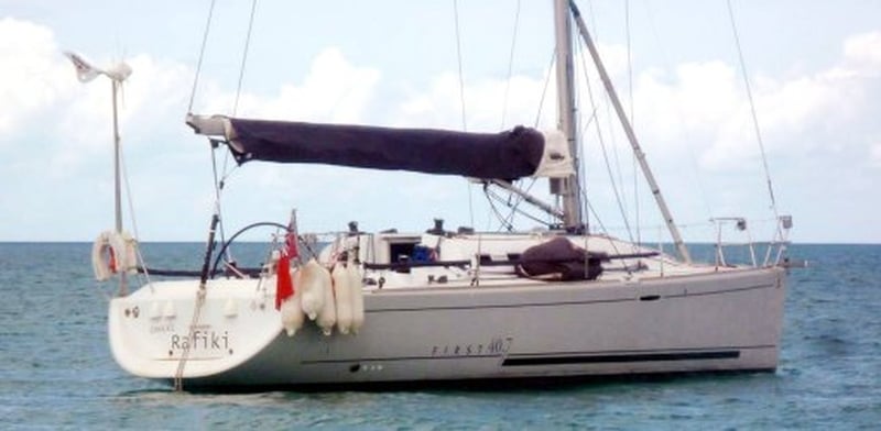 The Cheeki Rafiki racing yacht was sailing from a regatta in Antigua back to the UK