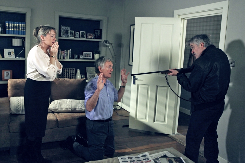 Tommy holds Judith and Bob captive