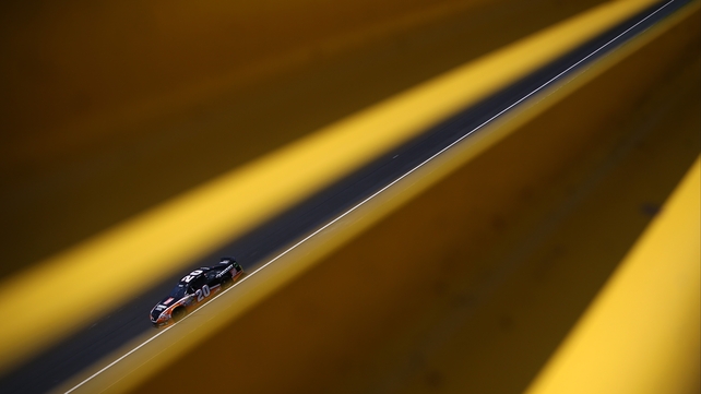 Matt Kenseth practices for the NASCAR Sprint Cup Series Sprint All-Star Race at Charlotte Motor Speedway in Charlotte, North Carolina