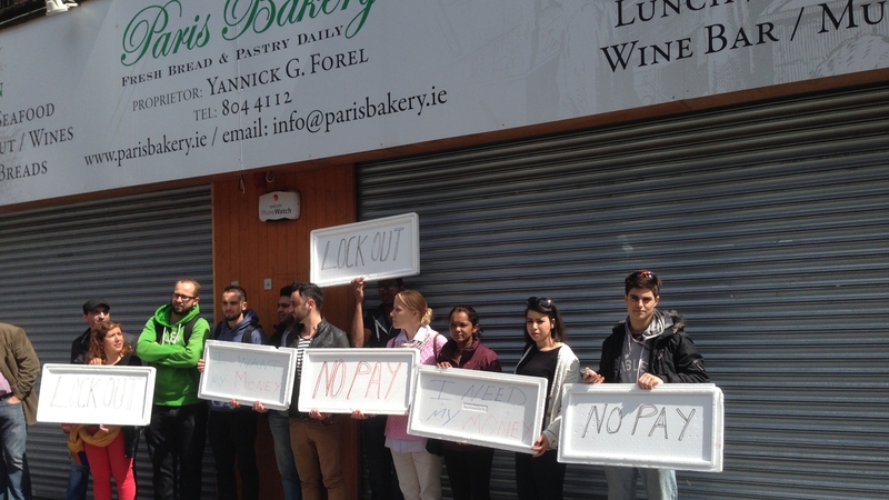 Around 14 workers are owed wages and entitlements totalling around €55,000