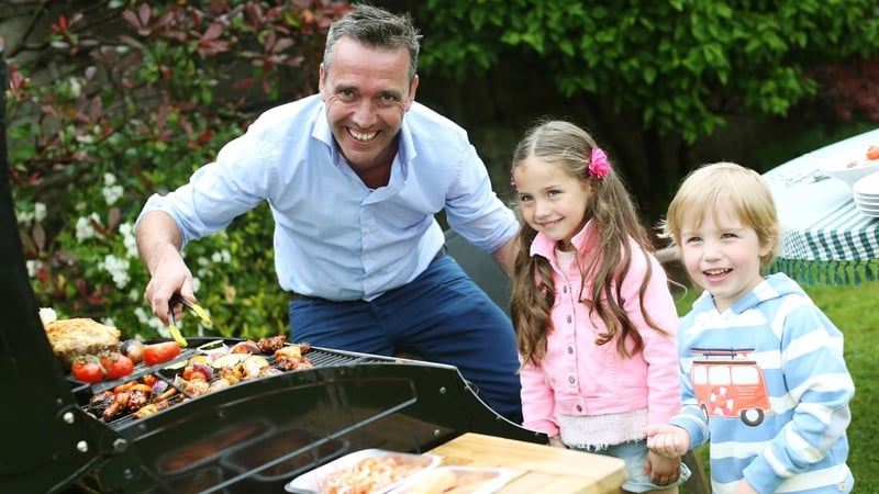 TV chef Kevin Dundon gets the barbeque going