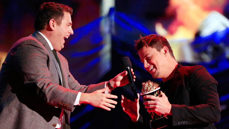 Jonah Hill and Channing Tatum for Late Late Show appearance