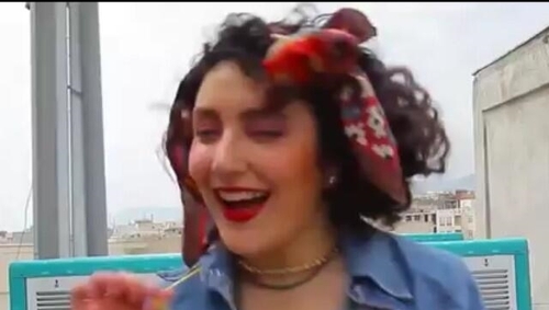 The women in the video are not wearing headscarves as demanded by Iran's Islamic law