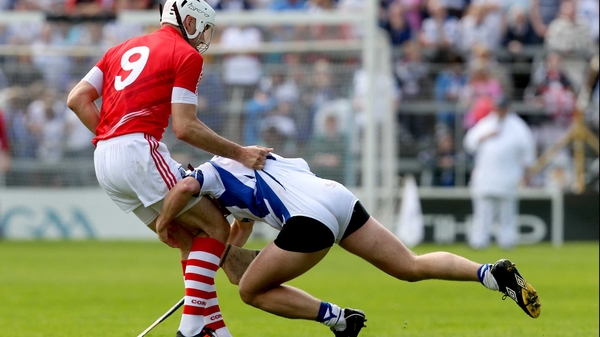 Stephen Molumphy of Waterford gets to grips with Pa Cronin in the 2012 All-Ireland quarter-final
