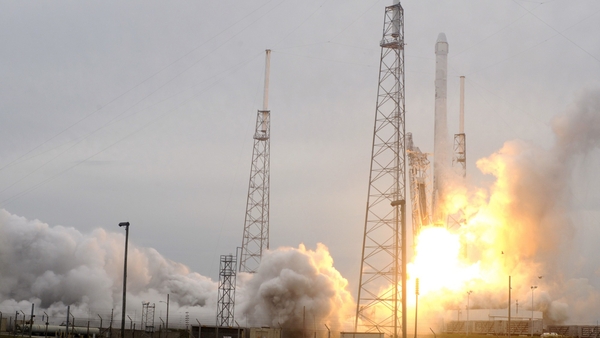 A rocket lifts off from Cape Canaveral, Florida