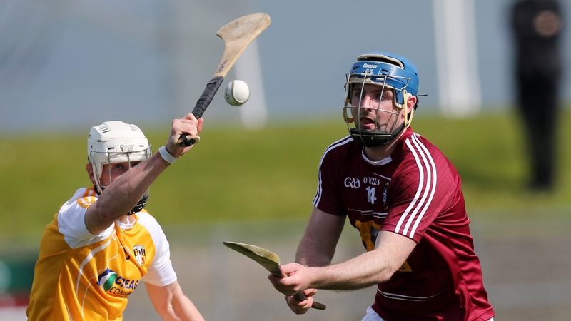 Derek McNicholas (r) scored a goal for Westmeath