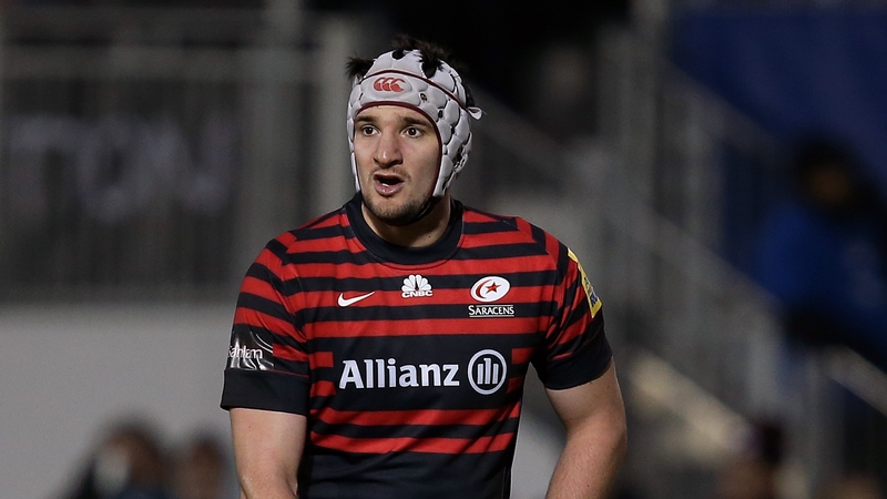 Eoin Sheriff had been a replacement in Saracens' quarter-final win over Ulster
