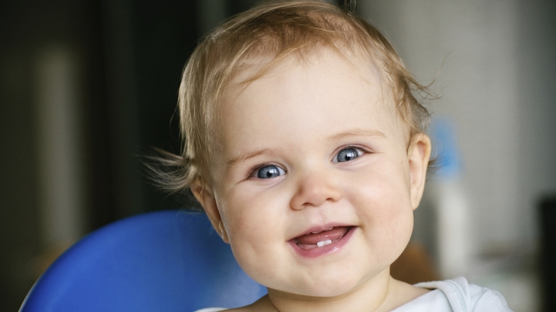 Chubby cheeks + tiny chin + undersized nose + large eyes + rosy complexion = CUTE