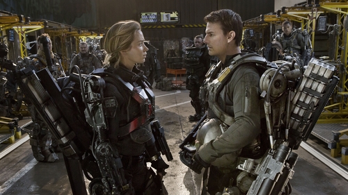 Emily Blunt and Tom Cruise in Edge of Tomorrow