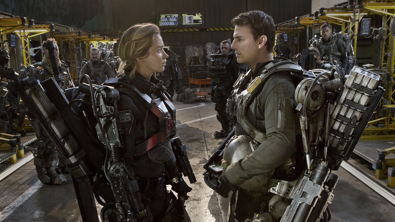 Emily Blunt and Tom Cruise in Edge of Tomorrow