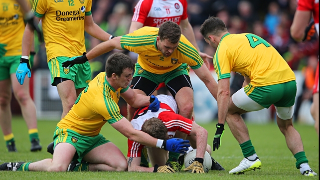 Donegal won by a goal to qualify for the Ulster semi-final