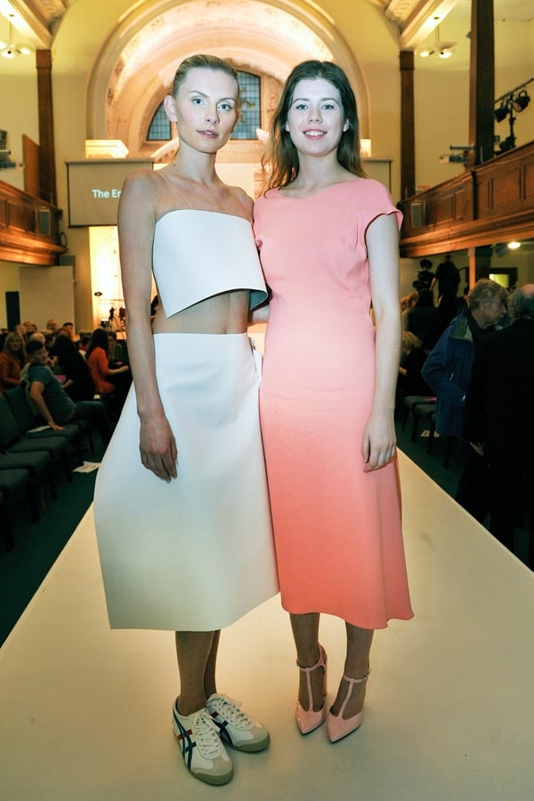 Agneta Crean with Caoimhe MacNeice (designer)