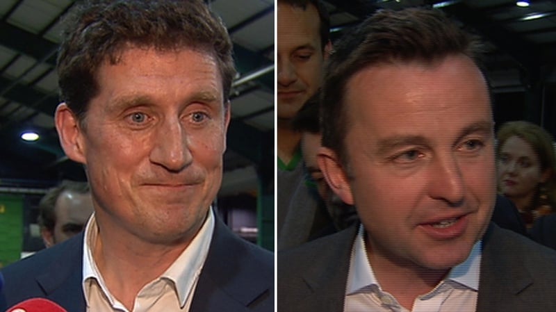 Eamon Ryan requested a recount in Dublin, he was 1,149 votes behind Brian Hayes after the seventh count