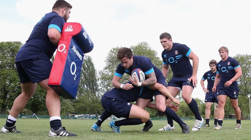 Danny Cipriani (c) has seven England caps, all earned in 2008