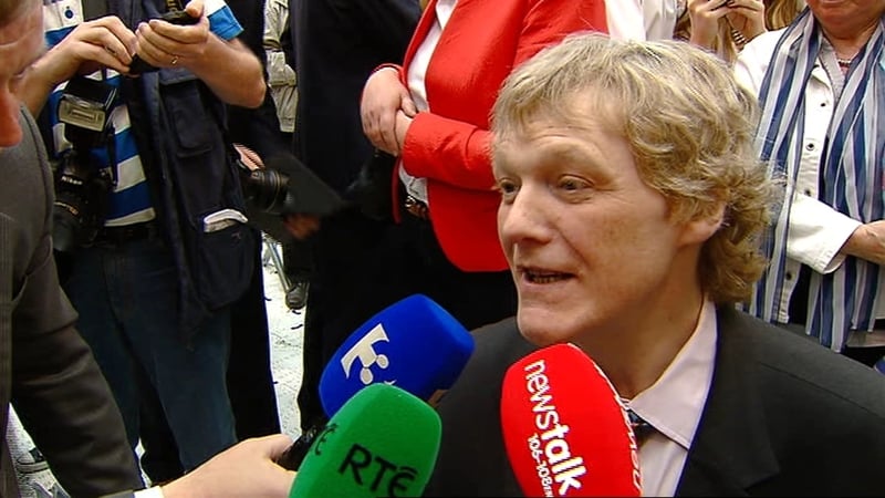 Brian Crowley is a wheelchair user and is being treated in hospital