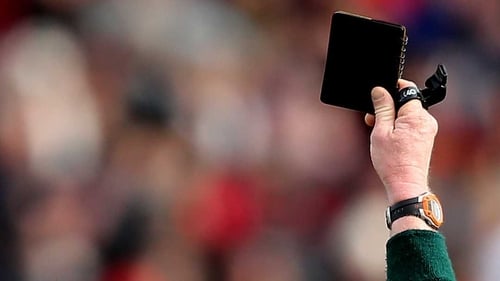 A black card will now result in a 10-minute suspension