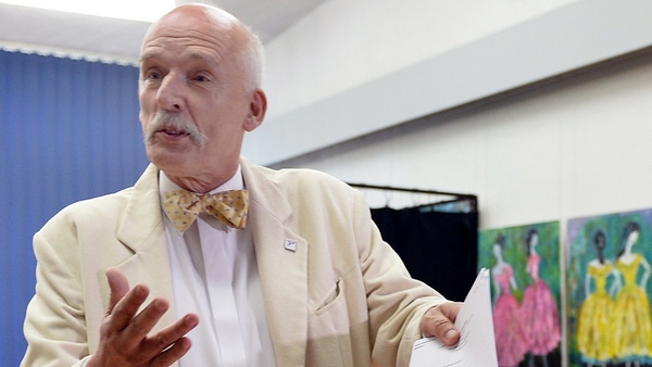 Janusz Korwin-Mikke made his comments during a live TV debate