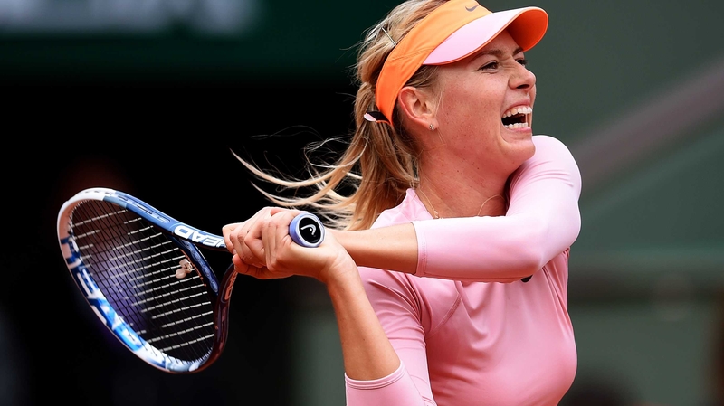 Maria Sharapova ground out a 7-5 6-2 win