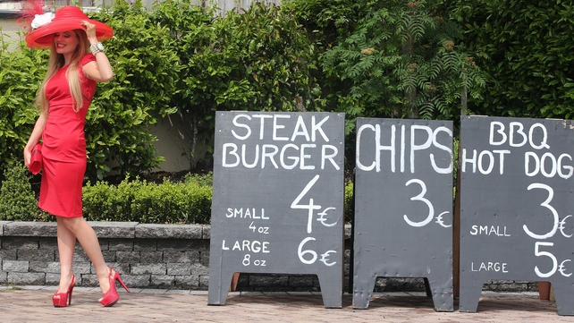 A fan ahead of the race day at the Curragh on Sunday