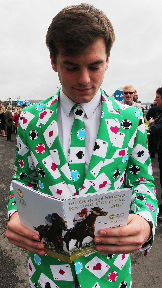 Suits you, Sir: Daniel Wilson from Kildare at the Curragh