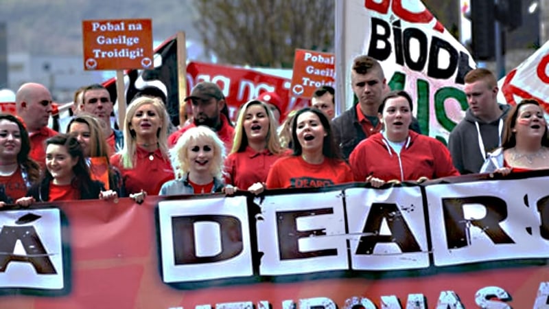 An Dream Dearg atá ag éileamh cothrom na féinne le fada ó Thuaidh.