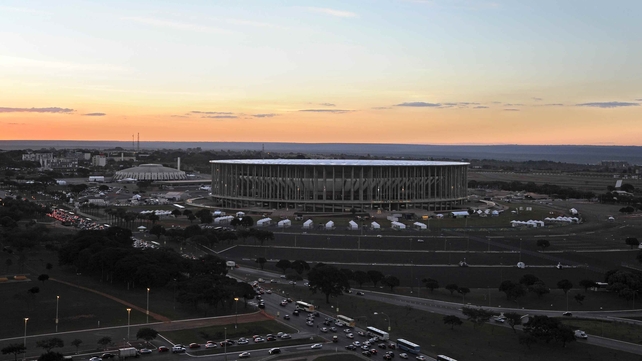 Estádio Nacional de Brasília, Brasilia: 71,412 seats, built for the 2014 World Cup