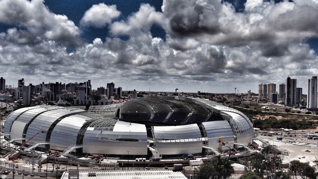Arena das Dunas, Natal: 43,000 seats, built for the 2014 World Cup